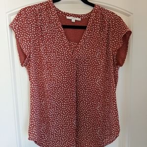 fun2fun Lillian V-neck Blouse size M